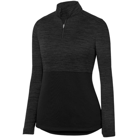 Augusta Sportswear  Women's  Shadow Tonal Heather 1/4 Zip Pullover