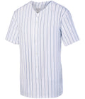 Augusta Sportswear Youth Pinstripe Full-button Jersey