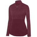 Augusta Sportswear  Women's  Shadow Tonal Heather 1/4 Zip Pullover