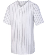 Augusta Sportswear Youth Pinstripe Full-button Jersey