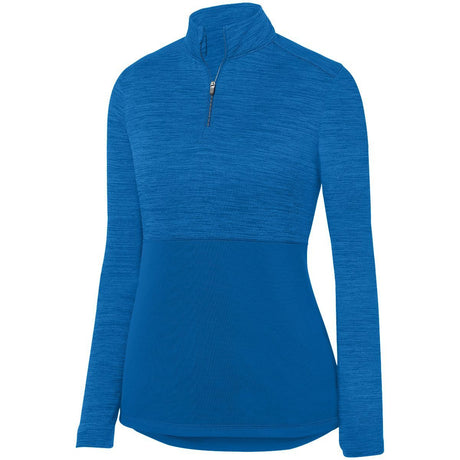 Augusta Sportswear  Women's  Shadow Tonal Heather 1/4 Zip Pullover