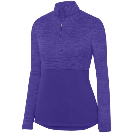 Augusta Sportswear  Women's  Shadow Tonal Heather 1/4 Zip Pullover