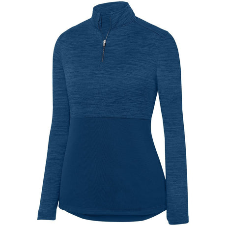 Augusta Sportswear  Women's  Shadow Tonal Heather 1/4 Zip Pullover
