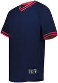 Holloway  Men's Retro V-neck Baseball Jersey