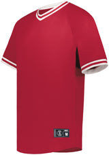 Holloway Youth Retro V-neck Baseball Jersey