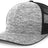 Pacific Headwear Aggressive Heather Trucker Snapback Cap