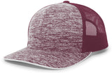 Pacific Headwear Aggressive Heather Trucker Snapback Cap