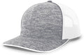 Pacific Headwear Aggressive Heather Trucker Snapback Cap