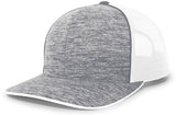 Pacific Headwear Aggressive Heather Trucker Snapback Cap
