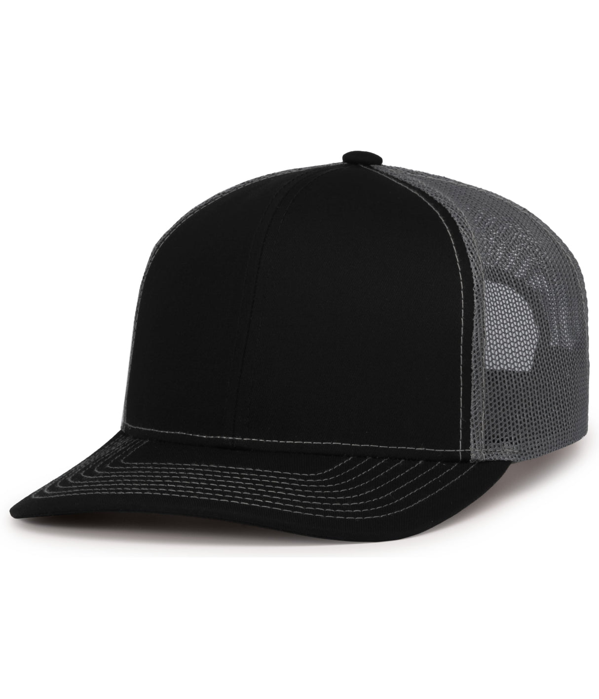 Unisex Pacific Headwear Contrast Stitch Trucker Snapback