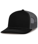 Unisex Pacific Headwear Contrast Stitch Trucker Snapback