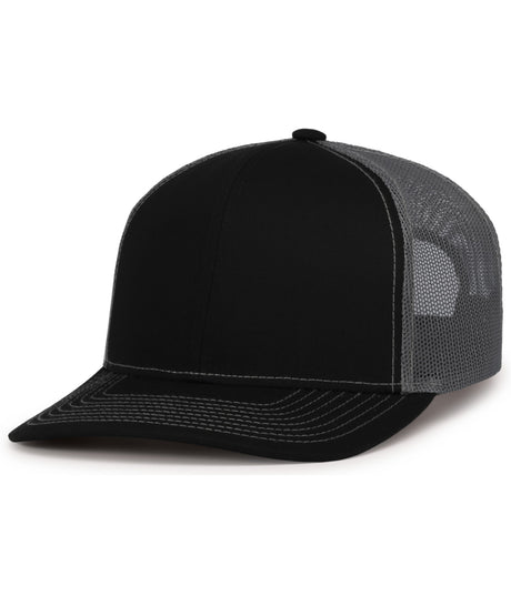 Unisex Pacific Headwear Contrast Stitch Trucker Snapback