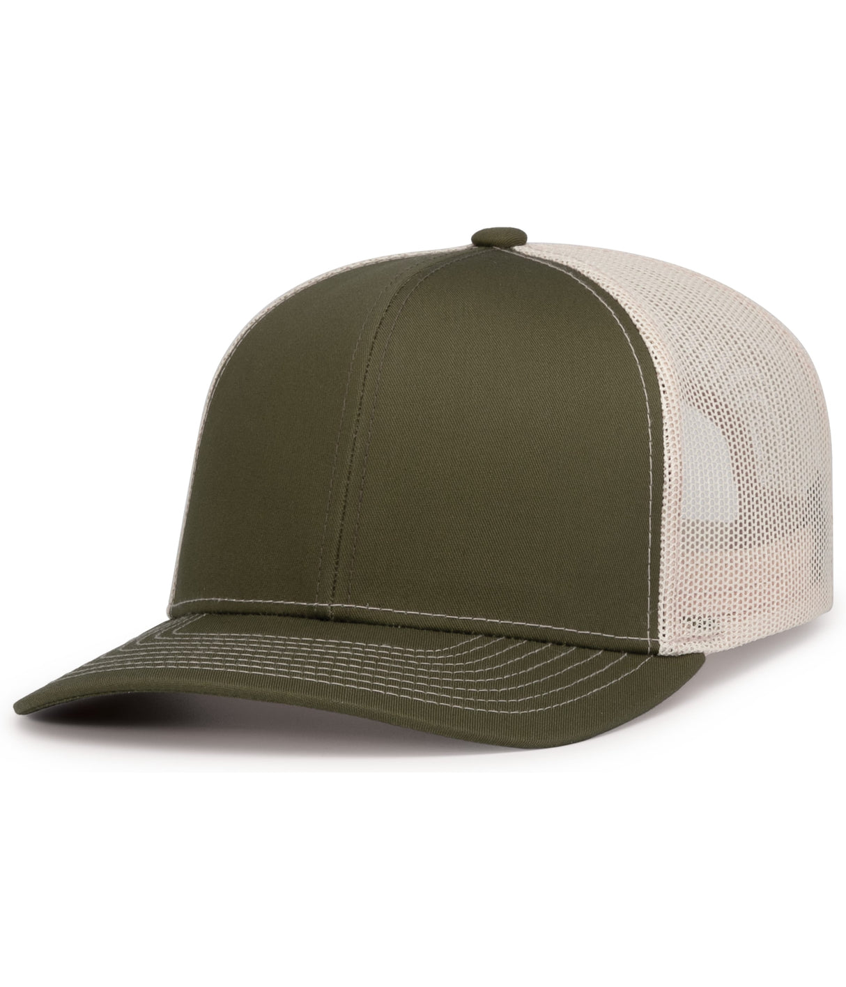 Unisex Pacific Headwear Contrast Stitch Trucker Snapback