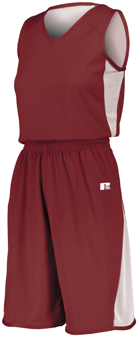 Russell  Women's  Undivided Single Ply Reversible Shorts