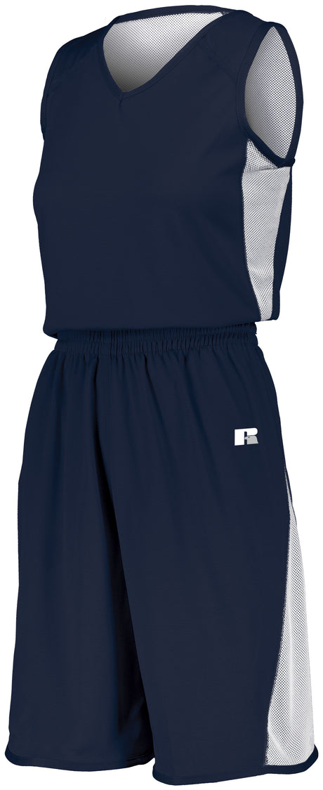 Russell  Women's  Undivided Single Ply Reversible Shorts