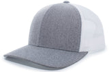 Pacific Headwear Heather Trucker Snapback Cap