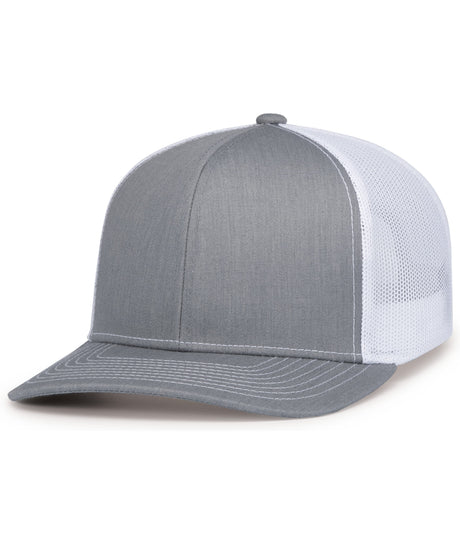 Unisex Pacific Headwear Contrast Stitch Trucker Snapback