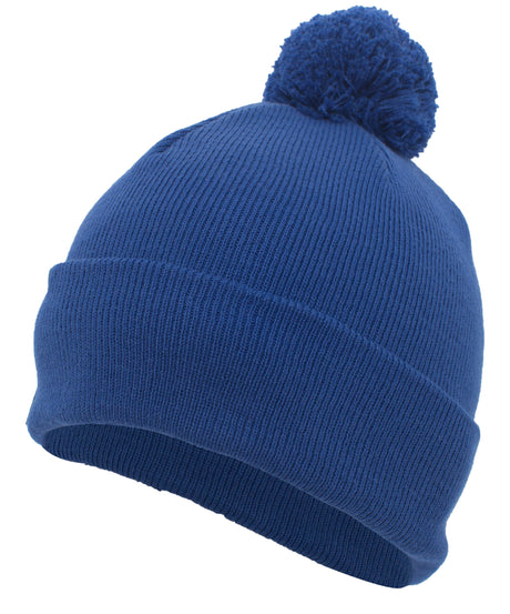 Pacific Headwear Knit Fold Over Pom-pom Beanie
