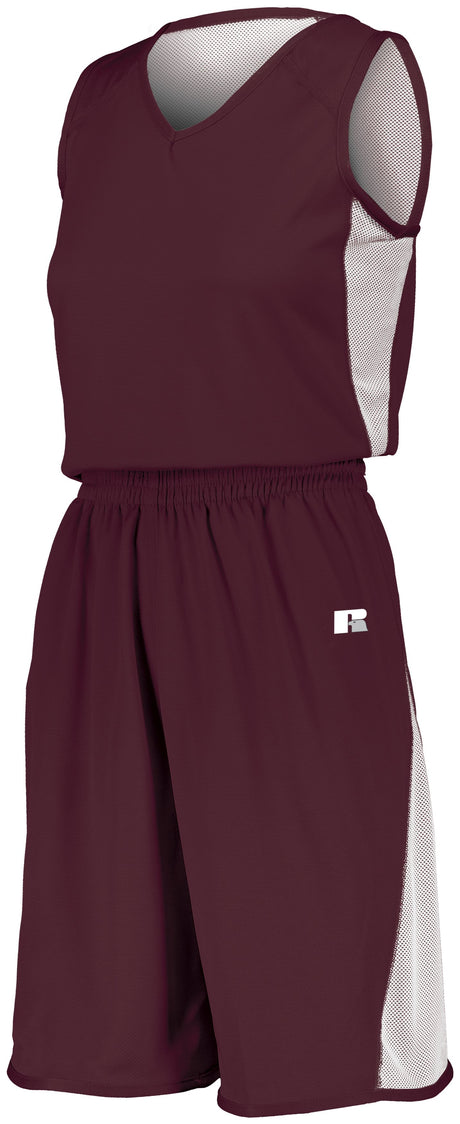 Russell  Women's  Undivided Single Ply Reversible Shorts
