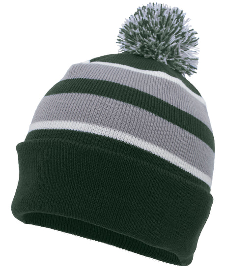 Pacific Headwear Knit Fold Over Pom-pom Beanie