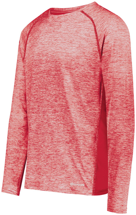 Holloway Youth Electrify Long Sleeve Tee Powered By Coolcore®