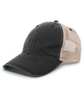Pacific Headwear Vintage "dirty" Trucker Snapback Cap