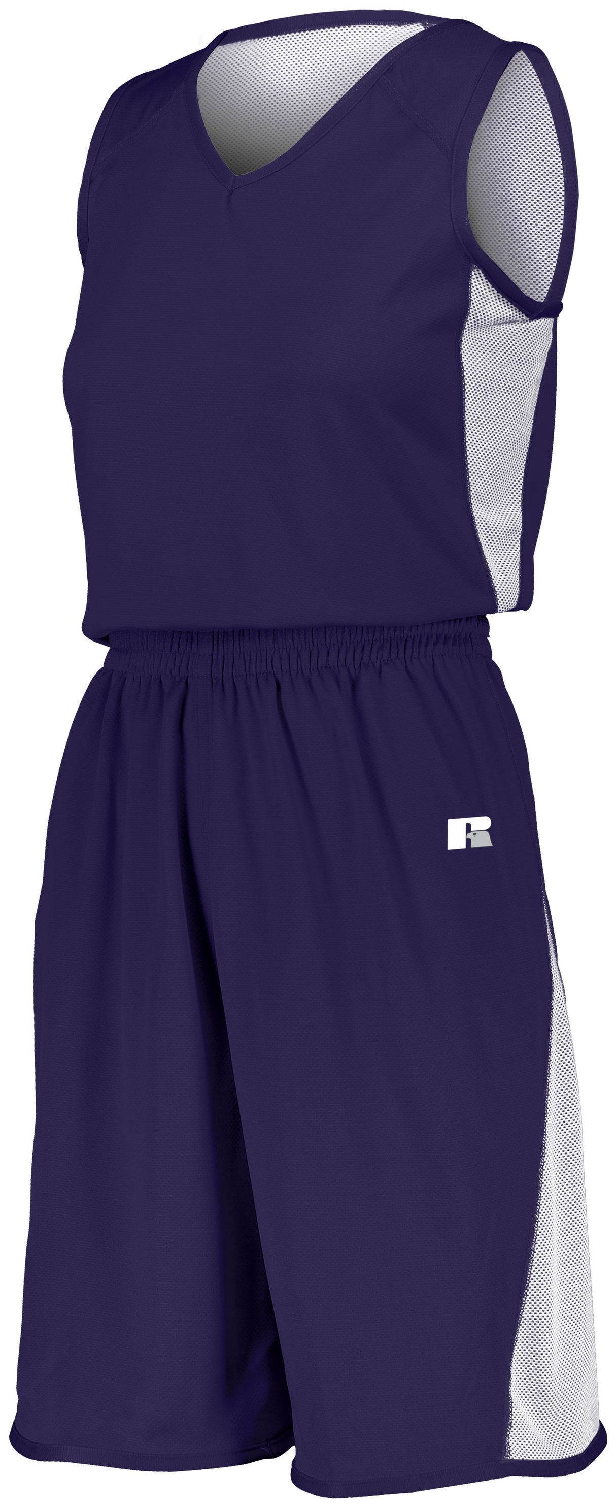 Russell  Women's  Undivided Single Ply Reversible Shorts
