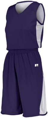 Russell  Women's  Undivided Single Ply Reversible Shorts