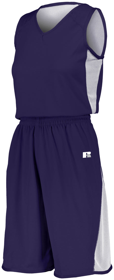 Russell  Women's  Undivided Single Ply Reversible Shorts