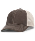 Pacific Headwear Vintage "dirty" Trucker Snapback Cap