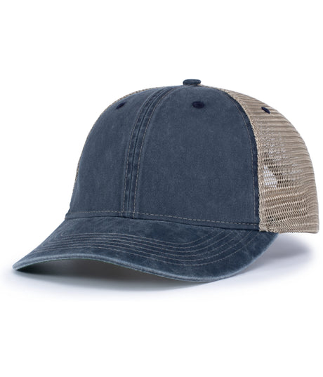 Pacific Headwear Vintage "dirty" Trucker Snapback Cap