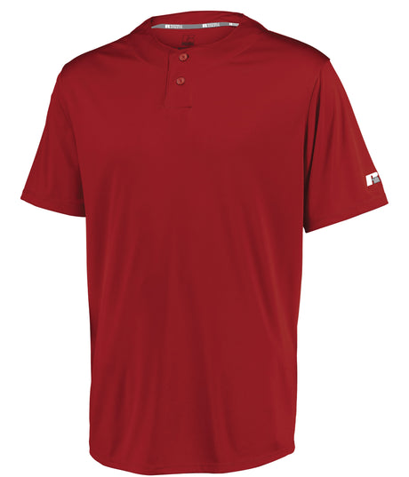 Russell  Men's Performance Two-button Solid Jersey