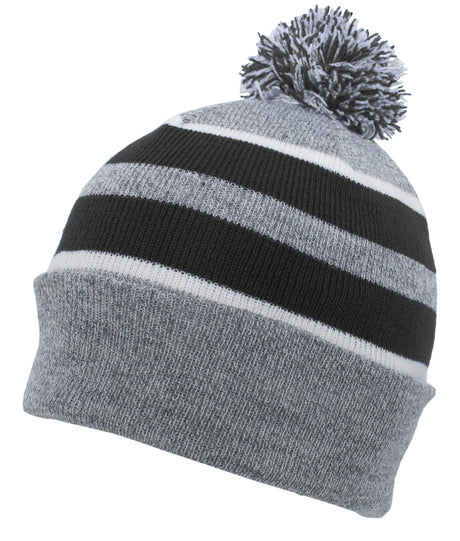 Pacific Headwear Knit Fold Over Pom-pom Beanie