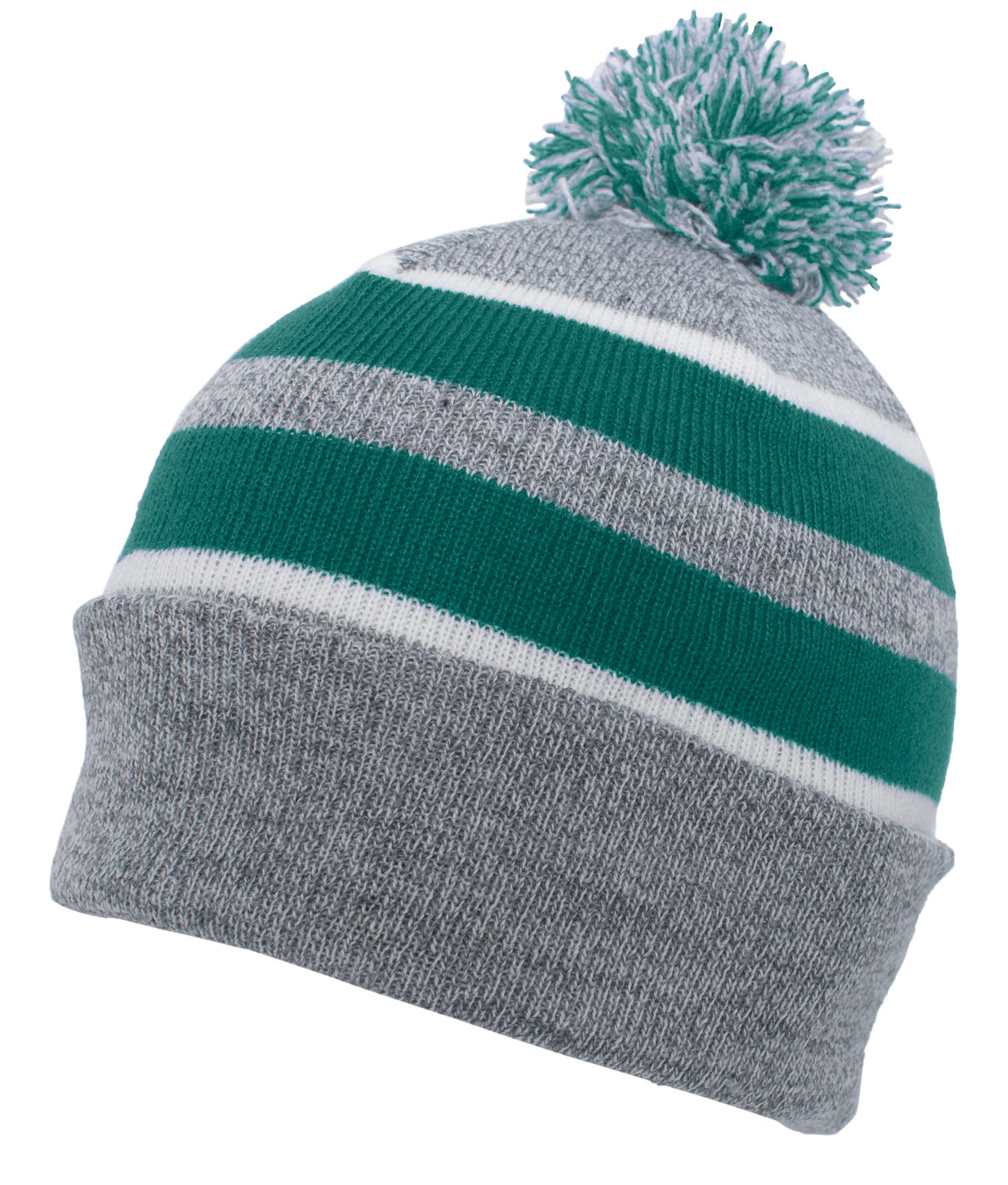 Pacific Headwear Knit Fold Over Pom-pom Beanie