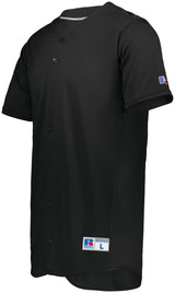 Russell  Men's Five Tool Full-button Front Baseball Jersey