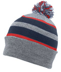 Pacific Headwear Knit Fold Over Pom-pom Beanie