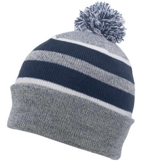 Pacific Headwear Knit Fold Over Pom-pom Beanie