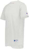 Russell  Men's Five Tool Full-button Front Baseball Jersey