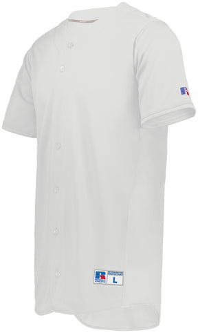 Russell  Men's Five Tool Full-button Front Baseball Jersey