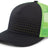 Pacific Headwear Perforated 5-panel Trucker Snapback Cap
