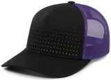 Pacific Headwear Perforated 5-panel Trucker Snapback Cap