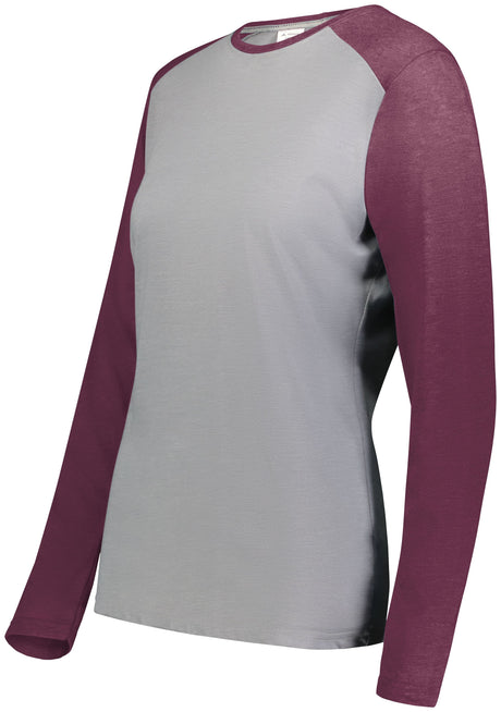 Augusta Sportswear  Women's Ladies Gameday Vintage Long Sleeve Tee