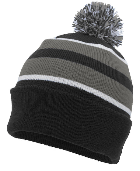 Pacific Headwear Knit Fold Over Pom-pom Beanie