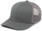 Pacific Headwear Trucker Snapback Braid Cap