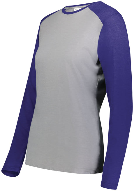 Augusta Sportswear  Women's Ladies Gameday Vintage Long Sleeve Tee