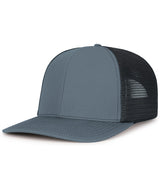 Pacific Headwear Contrast Stitch Trucker Pacflex Snapback Cap