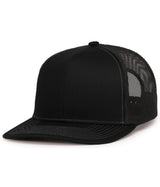 Unisex Pacific Headwear Contrast Stitch Trucker Snapback