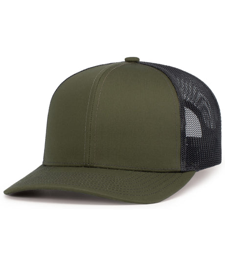 Unisex Pacific Headwear Contrast Stitch Trucker Snapback