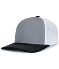 Pacific Headwear Contrast Stitch Trucker Pacflex Snapback Cap