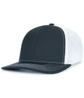 Pacific Headwear Contrast Stitch Trucker Pacflex Snapback Cap
